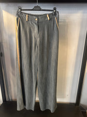 Pantalone Donna con Banda in Alcantara