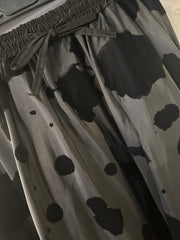 Gonna in Taffettà Floccata