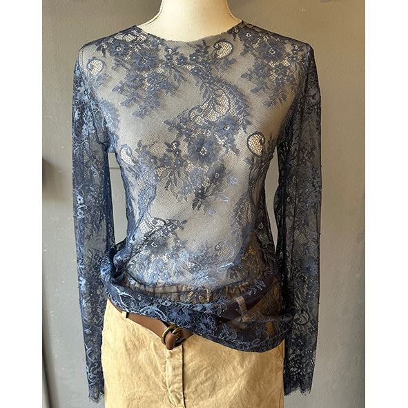 T-shirt in pizzo