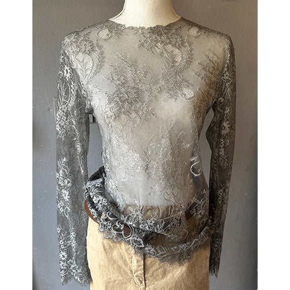T-shirt in pizzo