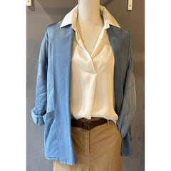 Giacca in Raso di Viscosa Imbottita