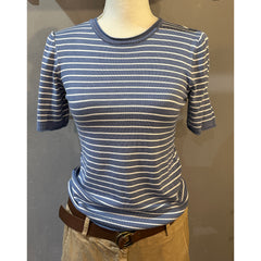 Maglia Donna Girocollo a Righe