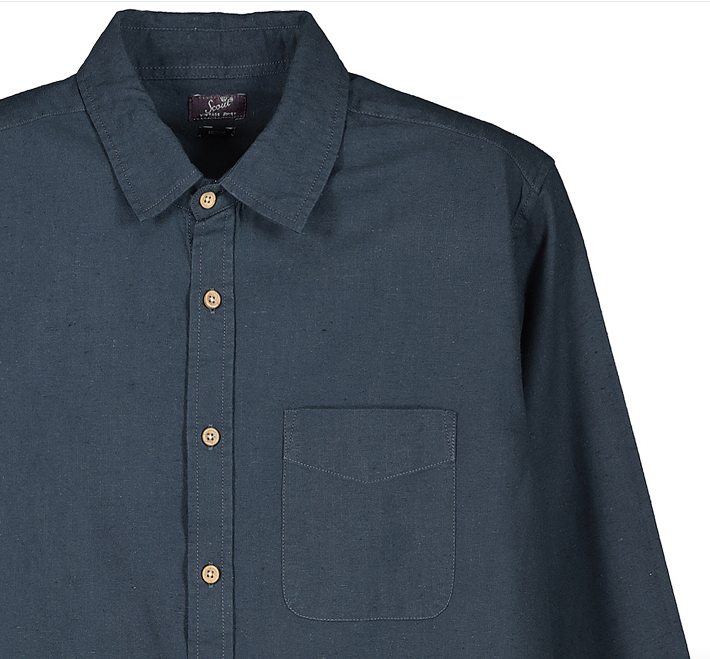 Camicia Uomo manica lunga cotone/lino