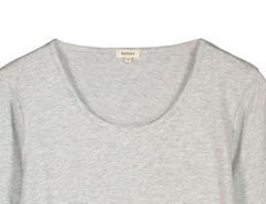 T-shirt Donna manica lunga collo a madonna