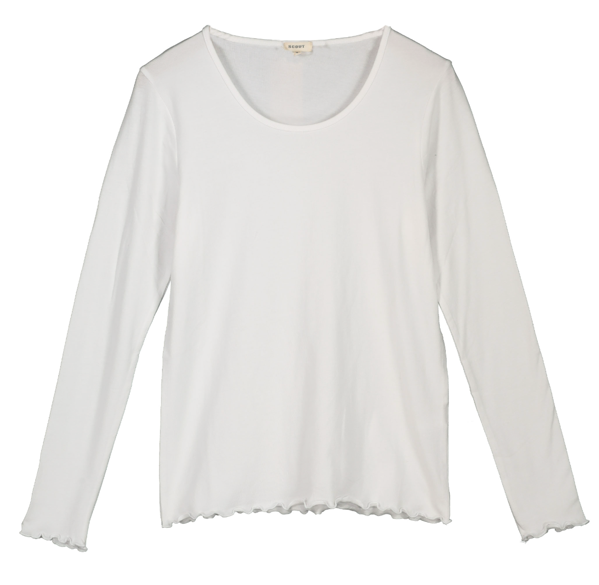 T-shirt Donna manica lunga collo a madonna