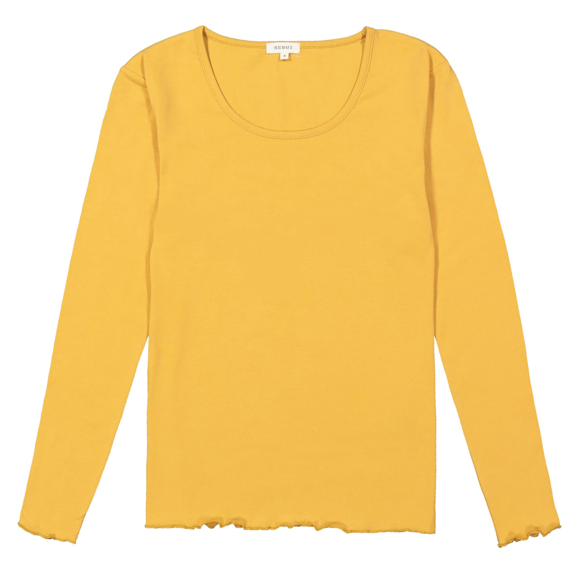T-shirt Donna manica lunga collo a madonna