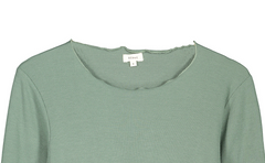 T-shirt manica lunga in costina