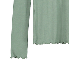 T-shirt manica lunga in costina