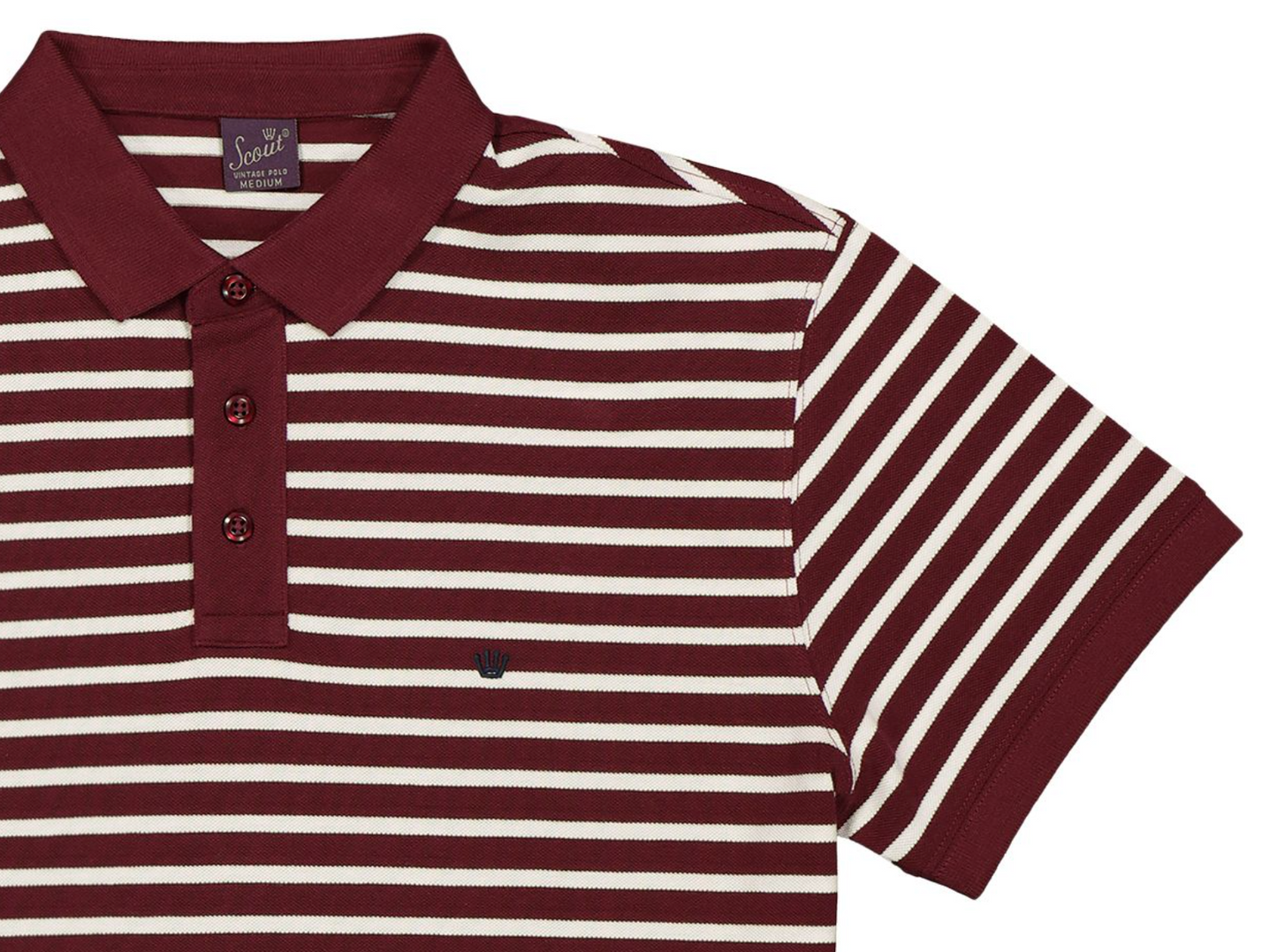 Polo rigata in piquè
