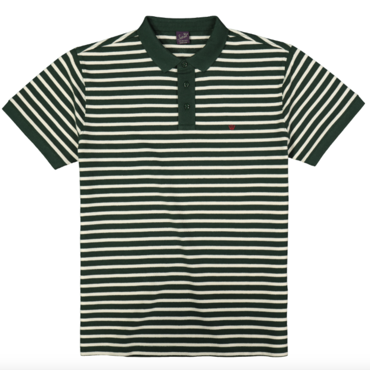 Polo rigata in piquè