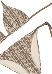 Bikini con Ricami Floreali