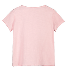 T-shirt Donna a manica corta in tessuto Fiammato