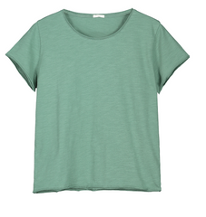 T-shirt Donna a manica corta in tessuto Fiammato