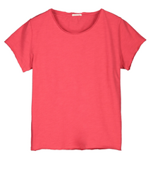 T-shirt Donna a manica corta in tessuto Fiammato