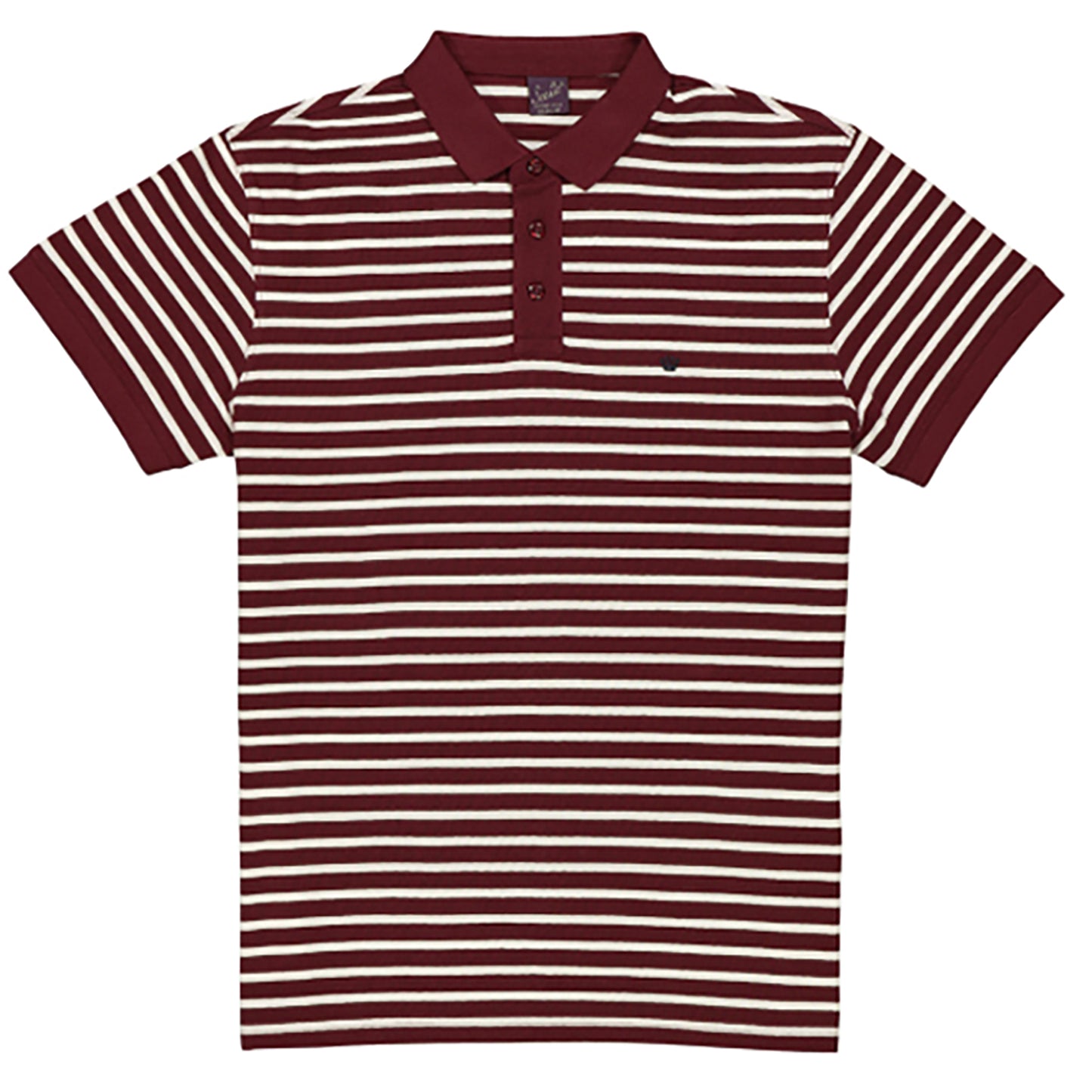 Polo rigata in piquè