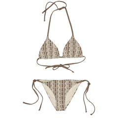 Bikini con Ricami Floreali