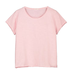 T-shirt Donna a manica corta in tessuto Fiammato