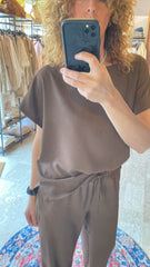 Casacca in tessuto fluido