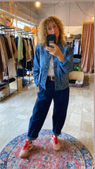 JEANS BARREL DONNA  ELASTICO IN VITA