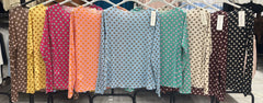 T-shirt Donna pois in Misto Cachemire