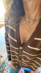 Cardigan a righe