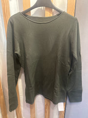 Maglia Donna Basica Girocollo Taglio Vivo