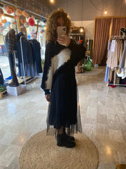 Gonna in tulle plumetis