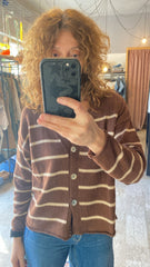 Cardigan a righe