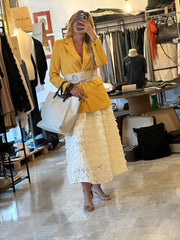 Gonna con rose in tulle