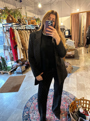 Pantalone Donna con Micro Borchiette