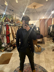 Pantalone Chinos Uomo in Gabardina Smerigliata