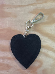 Portachiavi cuore in pelle