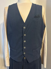 Gilet Uomo in seersucker