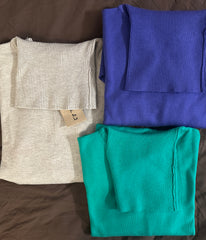 Maglia Donna Basica Collo Alto slim