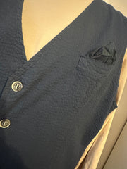 Gilet Uomo in seersucker