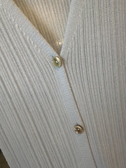 Cardigan smanicato  Lungo  Donna