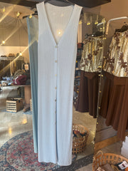 Cardigan smanicato  Lungo  Donna