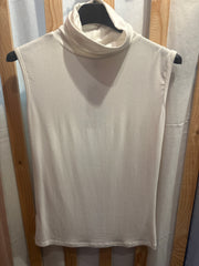 T-shirt Smanicata Collo alto Donna in Viscosa