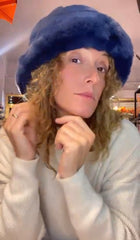 Cappello Bucket Hat in ecopelliccia