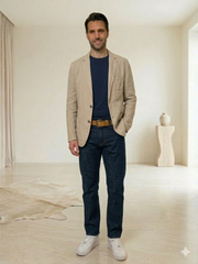 Giacca Uomo in Lino