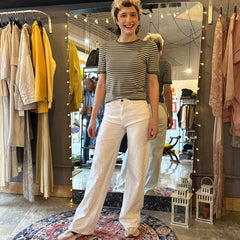 Maglia Donna Girocollo a Righe
