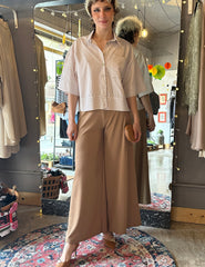 Pantalone Donna Gamba Larga