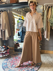 Pantalone Donna Gamba Larga