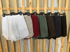 Short Donna in lino