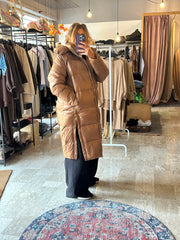 Piumino Donna lungo in piuma d'oca