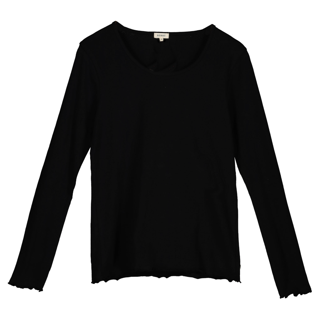 T-shirt Donna manica lunga collo a madonna