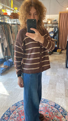 Cardigan a righe