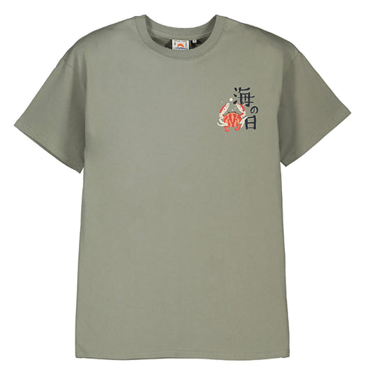 T-shirt girocollo stampa retro  FISH